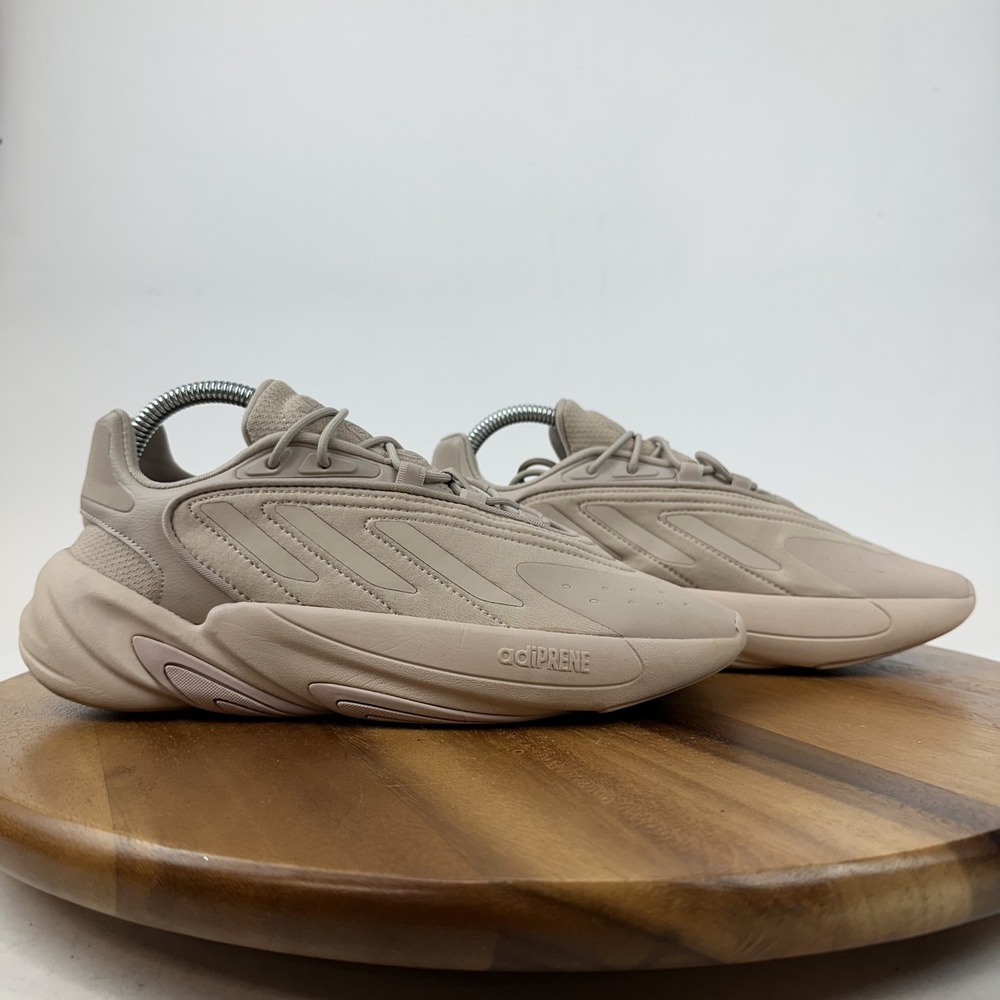 Womens Adidas Ozelia J Wonder Taupe Pink Casual Trainer Sneakers Size 7.5 M GUC